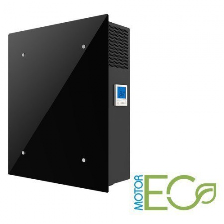 Бытовая приточно-вытяжная вентиляционная установка Blauberg FRESHBOX E-100 ERV black